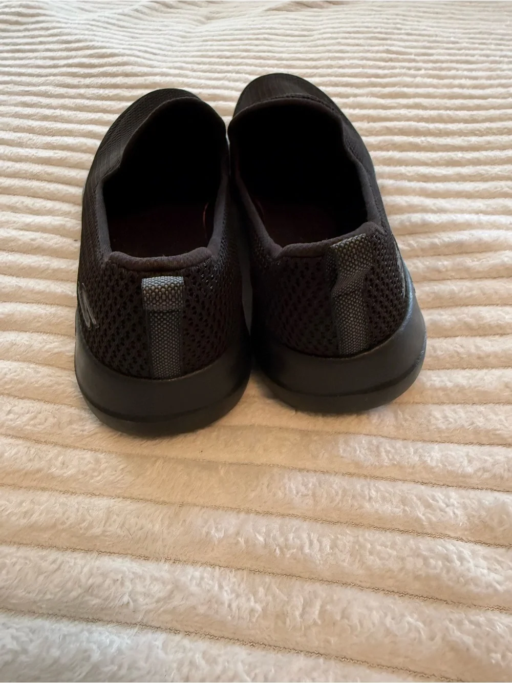 Skechers Goga Women’s Black Slip-On Mesh Casual Shoes